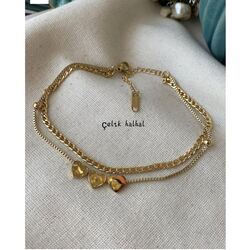 ÇELİK KALPLİ ÇİFT ZİNCİRLİ MODEL HALHAL