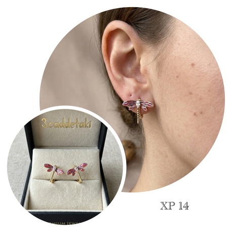 XUPİNG 14K YUSUFÇUK KUŞU MODEL KÜPE
