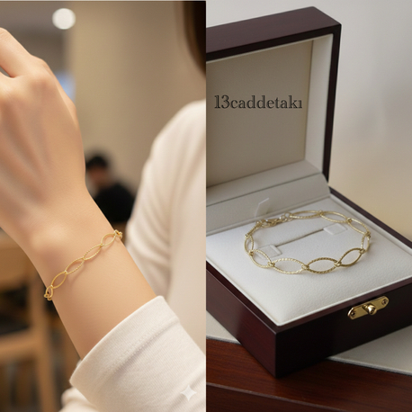 XUPİNG 14K ATAÇ MODEL BİLEKLİK