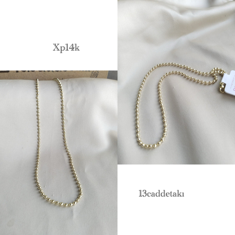 ÇELİK XP 14K DORİKALI MODEL KOLYE