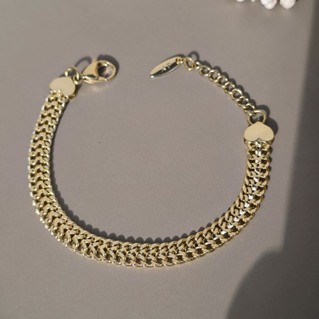 XUPİNG 14k KALIN EZME MODEL BİLEKLİK