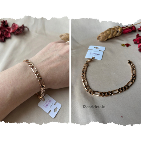XUPİNG 18K FİGARO MODEL BİLEKLİK