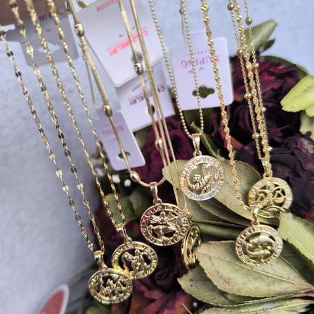 XUPİNG 14K BURÇ KOLYE UCU