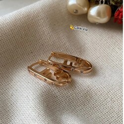 ÇELİK VİP TAŞLI SİMETRİK MODEL KÜPE 