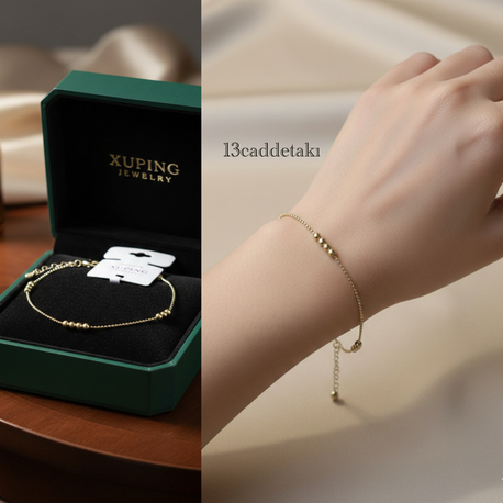 XUPİNG 14K MİNİK TOPLU MODEL BİLEKLİK