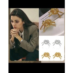DÜĞÜM MODEL HANDE ERÇEL KÜPE 