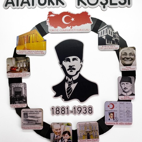 Atatürk Köşesi – Sınıf Duvar Seti (Morengoz Okul)