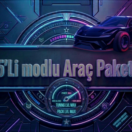 GTA ONLINE 5'Lİ MODLU ARAÇ BOOST PAKETİ