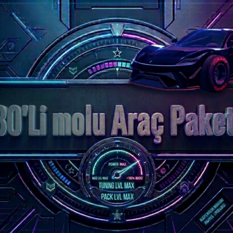 GTA ONLINE 30'Lİ MODLU ARAÇ BOOST PAKETİ