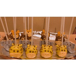 safari hayvanları cakepopsu 