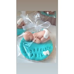 baby shower kurabiyesi