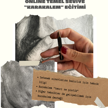 Online Karakalem Temel Seviye Eğitimi