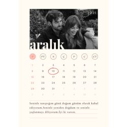 takvim posteri