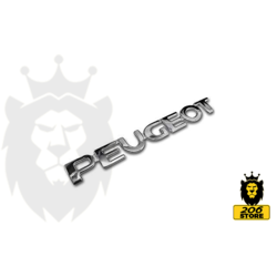 Metal Peugeot Yazısı / Pejo Bagaj Yazısı