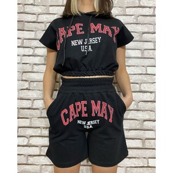 CAPE MAY ŞORTLU TAKIM SİYAH