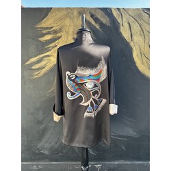 Hand-painted Athena Kimono