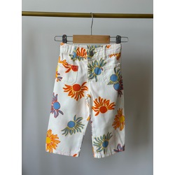 TURUNCU DESENLİ YAZLIK PANTALON