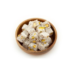 Antep Fıstıklı Hindistan Cevizli Kuş Lokum 1 Kg