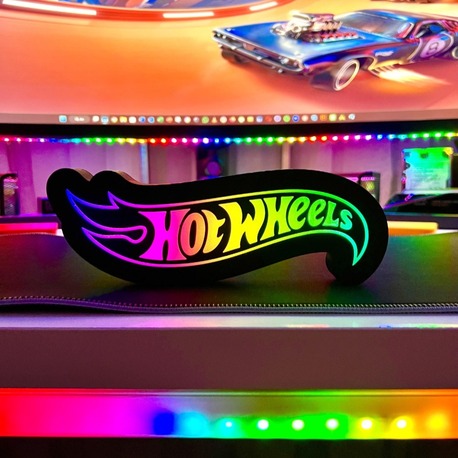 Hot Wheels Masaüstü / Duvar Aydınlatma Aksesuarı