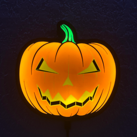 Hallowen Bal Kabağı Masaüstü / Duvar Aydınlatma Aksesuarı