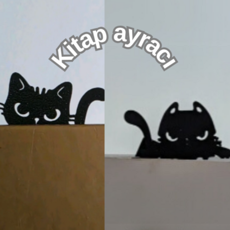 Sevimli Kedi | Kitap Ayracı