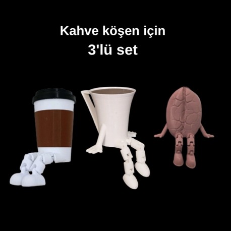 3'lü Kahve Köşesi Seti
