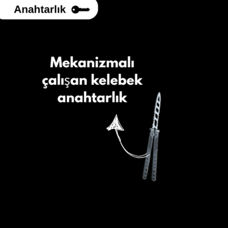 Mekanizmalı kelebek bıçak | Anahtarlık