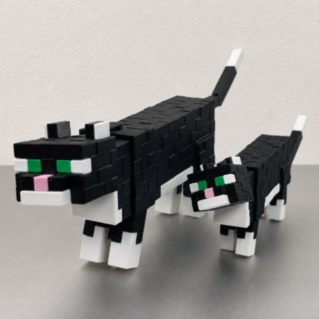 Minecraft Kedi Figürü Seti