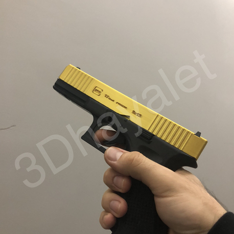 Gold Glock Maket Silah 