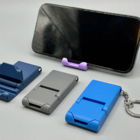 3D Baskı Katlanabilir Telefon Standı Anahtarlık – Cep Tipi Telefon Tutucu