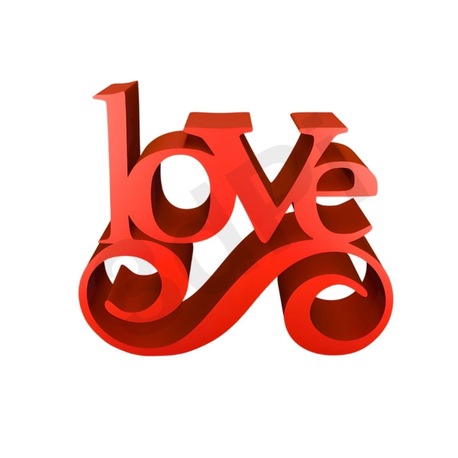 Sonsuzluk İşaretli LOVE Dekor - 15 cm | Anlamlı & Şık 3D Tasarım