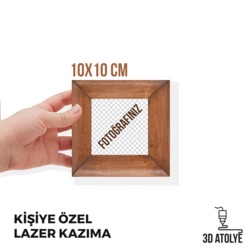 Kişiye özel lazer kazıma 10x10cm