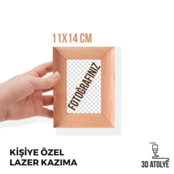 Kişiye özel lazer kazıma 11x14cm