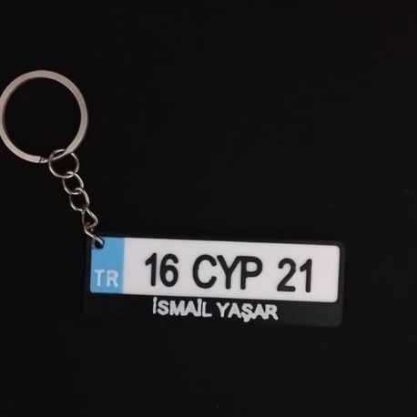 Plaka Araba Anahtarlık