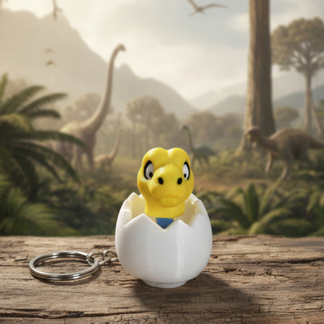 Dinozor Clicker Anahtarlık