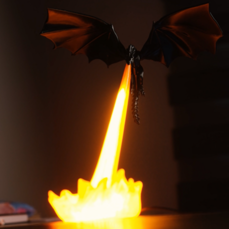DRACARYS IŞIKLI EJDERHA         (İKİ ADET)