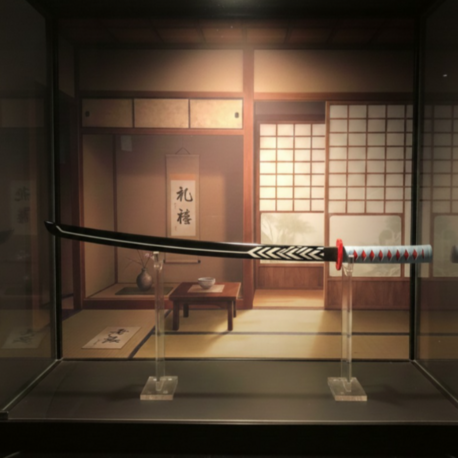 Katana / Kırmızı ve Gri