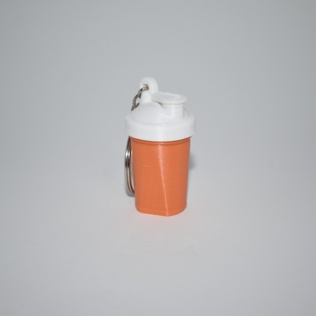 Turuncu Protein Shaker Anahtarlık