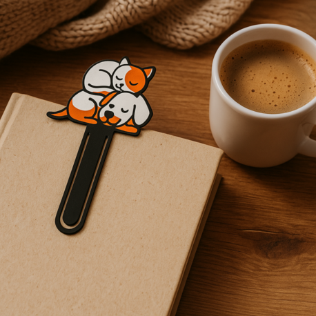 Kedi Köpek Kitap Ayracı