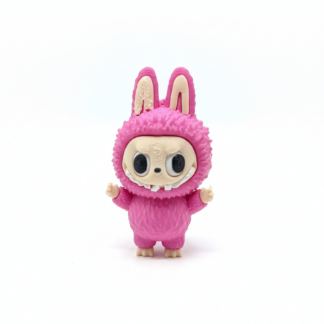  Labubu Pembe  Figür – Koleksiyonluk 3D Baskı Oyuncak
