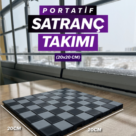 Portatif Satranç Takımı
