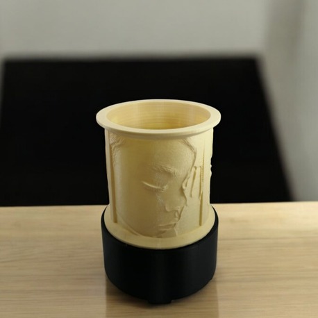 Lithophane Fotoğraflı Gece Lambası
