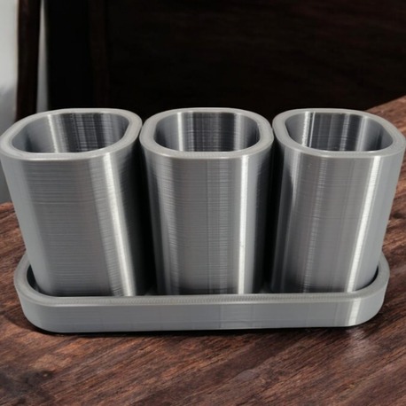 3D Tepsili 3lü kalemlik ve ya aksesuarlık