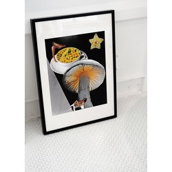 yellow mushroom