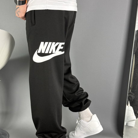 Büyük Logo Swd  Gri Baggy Eşofman Altı 