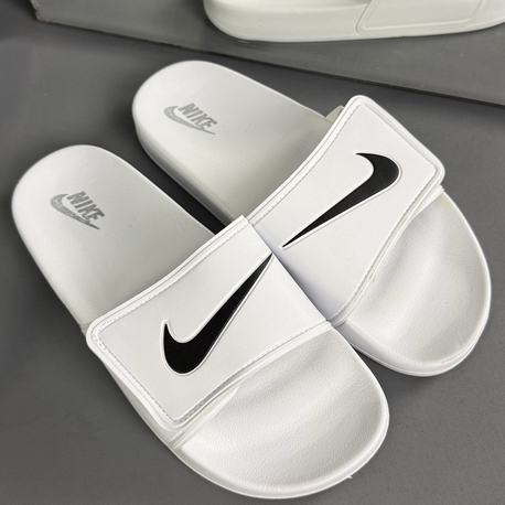 Nike Beyaz Cırtcırtlı Terlik 