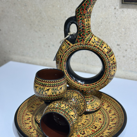 HİTİT GÜNEŞİ SERAMİK SET (25cm)