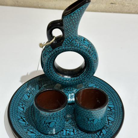 HİTİT GÜNEŞİ SERAMİK SET (18cm)