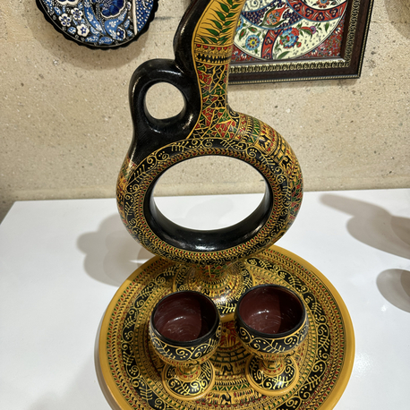 HİTİT GÜNEŞİ SERAMİK SET (40cm)