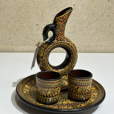 HİTİT GÜNEŞİ SERAMİK SET (18cm)
